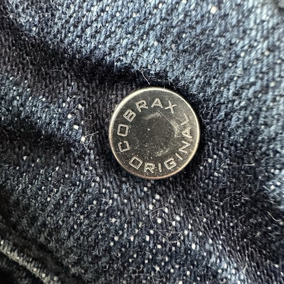 Bespoke Made In Italy Cobrax Men's Heavyweight‎ Blue Jeans 32x32 Slim Dark Wash - Picture 12 of 16